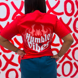 Flame “Humble Vibes 24/7” Red-White-Black