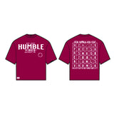 Word Search Tee Raspberry-White