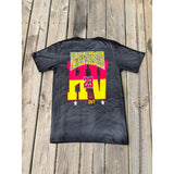 Acid Wash “Humble Vibes 24/7” Tee Black