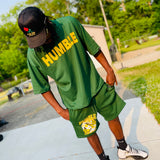 Boxy “Humble Forever” Tee Forest Green-Multicolor